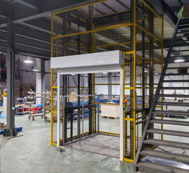 白银食品厂物料提升