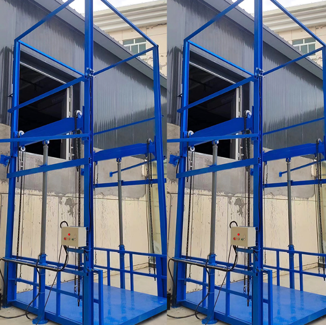 白银导轨式升降货梯